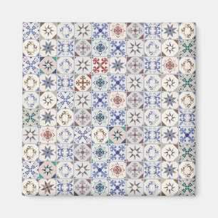 Ceramic tiles pattern magnet