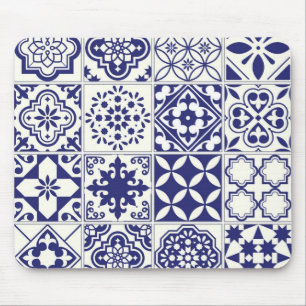 Ceramic tiles pattern mouse mat