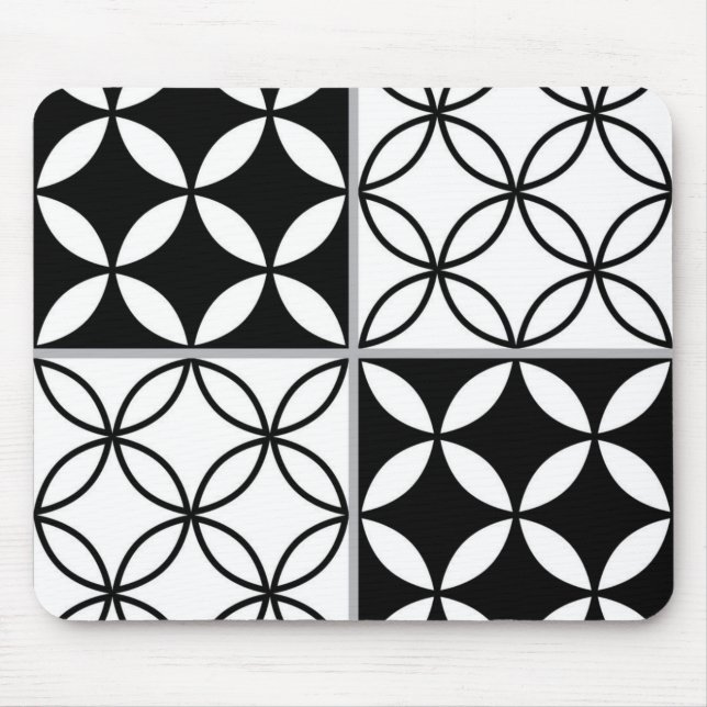 Ceramic tiles pattern mouse mat (Front)