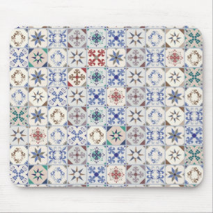 Ceramic tiles pattern mouse mat