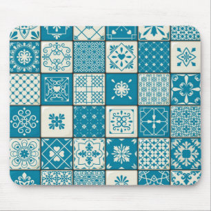 Ceramic tiles pattern mouse mat