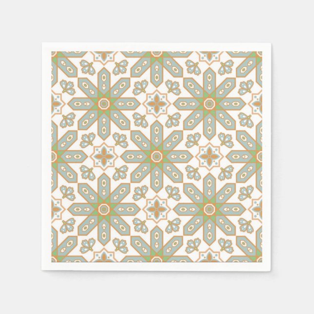 Ceramic tiles pattern napkin (Front)