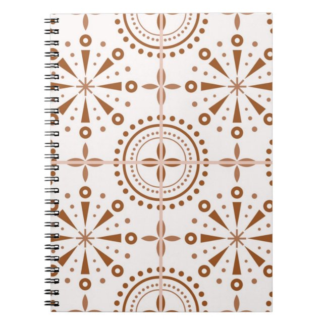 Ceramic tiles pattern notebook (Front)