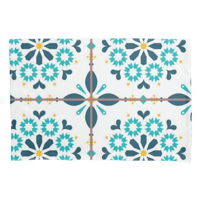 Ceramic tiles pattern pillowcase (Front)