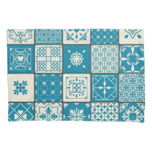 Ceramic tiles pattern pillowcase