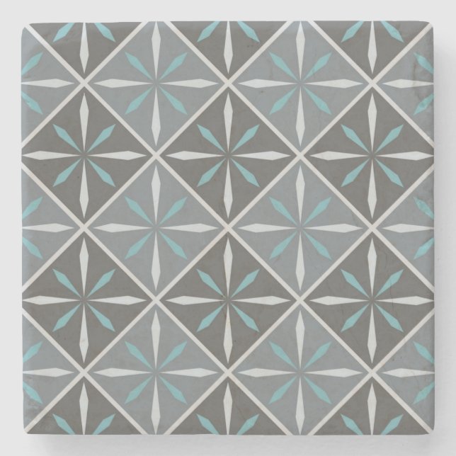 Ceramic tiles pattern stone coaster (Front)