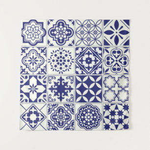 Ceramic tiles pattern tapestry
