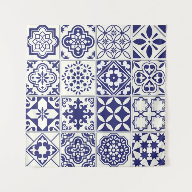 Ceramic tiles pattern tapestry (Front)