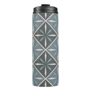 Ceramic tiles pattern thermal tumbler