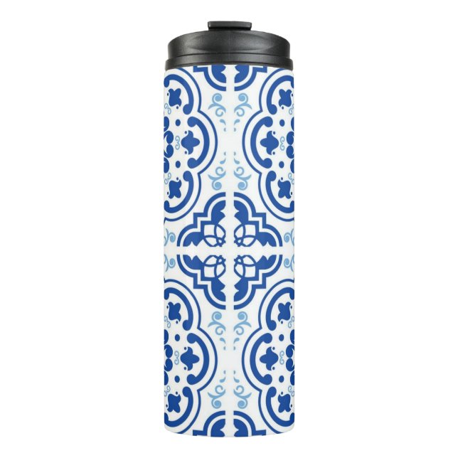 Ceramic tiles pattern thermal tumbler (Front)