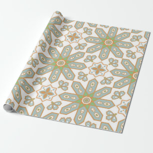 Ceramic tiles pattern wrapping paper