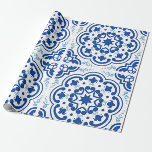 Ceramic tiles pattern wrapping paper