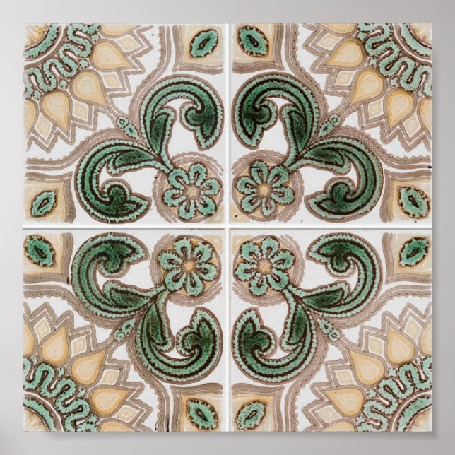 Ceramic tiles poster (Front)
