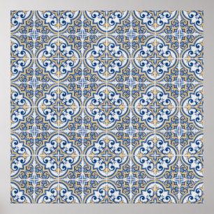 Ceramic tiles poster