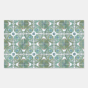 Ceramic tiles rectangular sticker