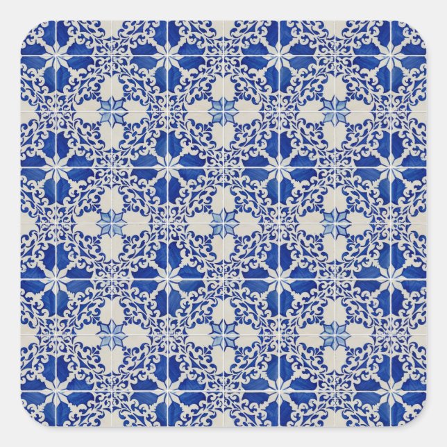Ceramic tiles square sticker (Front)