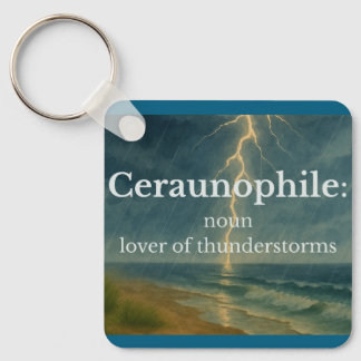 Ceraunophile Magnet-Lover of Thunderstorms Key Ring