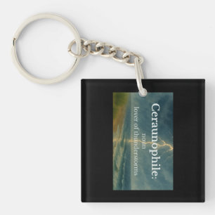 Ceraunophile Magnet-Lover of Thunderstorms Key Ring