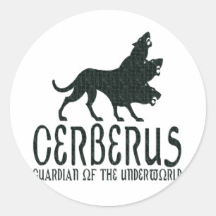 Cerberus Classic Round Sticker