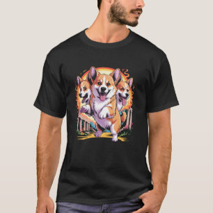 Cerberus Corgi Three-Headed Hellhound Mythology Do T-Shirt