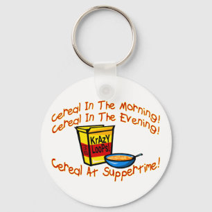Cereal All The Time Key Ring