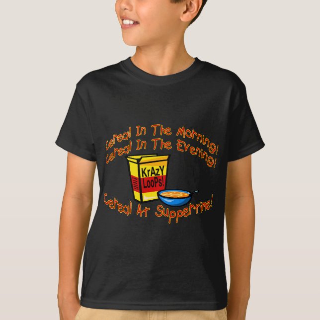 Cereal All The Time T-Shirt (Front)