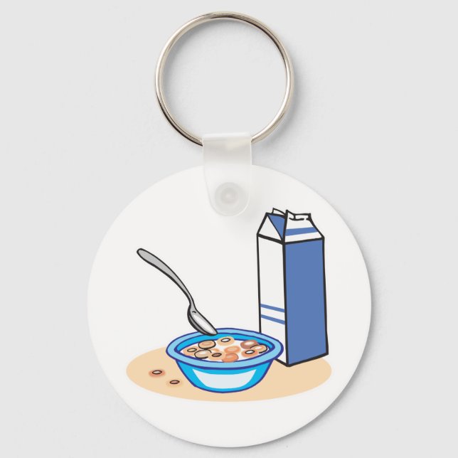 cereal and milk key ring (Front)