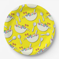 Cereal Bowl Kids Sleepover Birthday Party Cute