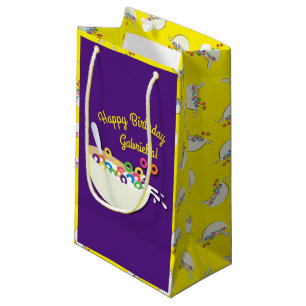 Cereal Bowl Kids Sleepover Birthday Party Cute Small Gift Bag