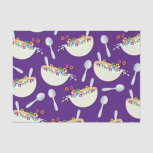 Cereal Bowl Kids Sleepover Birthday Party Cute Tissue Paper
