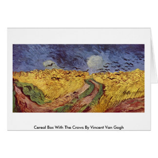 Cereal Box With The Crows By Vincent Van Gogh