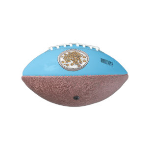 Cereal cartoon illustration american football
