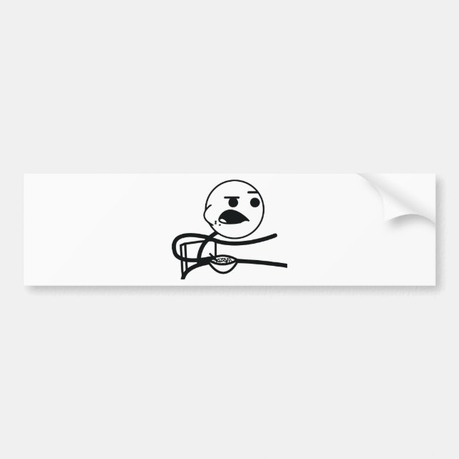 cereal-guy-cereal-guy-l bumper sticker (Front)
