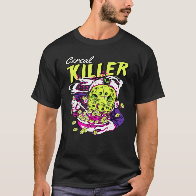 Cereal Killer Breakfast Cereals T-Shirt (Front)