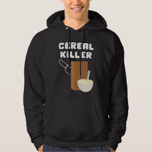 Cereal Killer Easy Lazy Last Minute Halloween Cost Hoodie