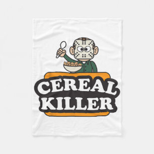 Cereal Killer Food Pun Humour Costume Fun Hallowee Fleece Blanket