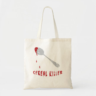 Cereal Killer Funny Halloween Costume Gift Lazy Tote Bag
