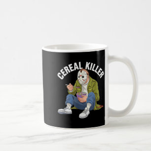 Cereal Killer Funny Halloween Horror Movie Masked  Coffee Mug