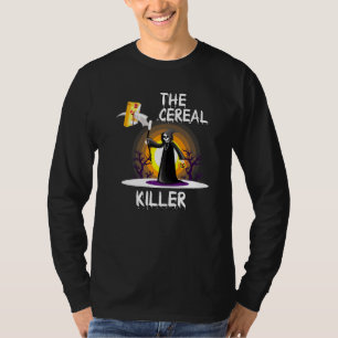 Cereal Killer Halloween Tee Grim Reaper For Kids B