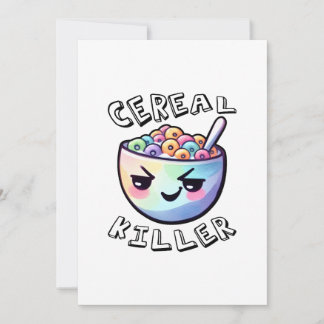 Cereal Killer Invitation