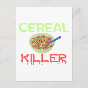 Cereal Killer Postcard