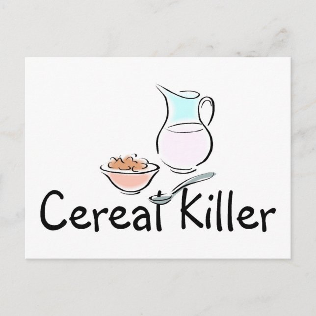 Cereal Killer Postcard (Front)