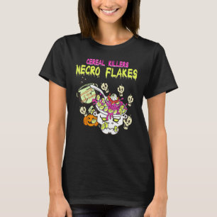 Cereal Killer Zombies Horror Pun Cereal Food Theme T-Shirt