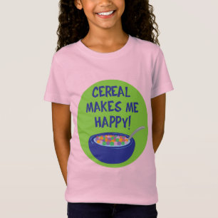 Cereal Makes Me Happy T-Shirt