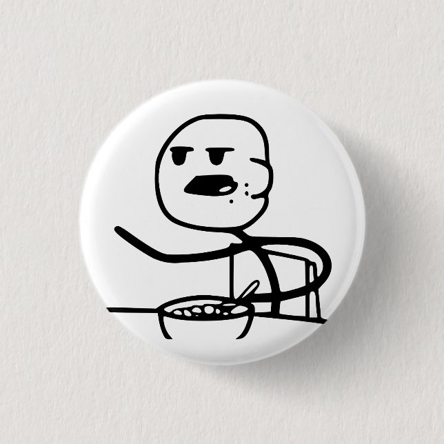 Cereal Meme Guy 3 Cm Round Badge (Front)