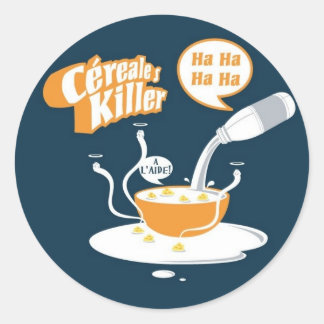 CerealesKiller Classic Round Sticker