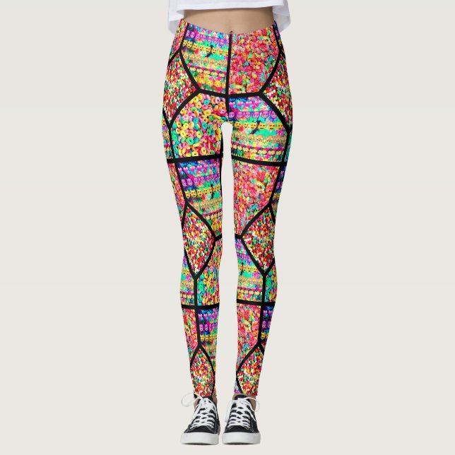 Cereals&Emojis FoodMood Leggings (Front)