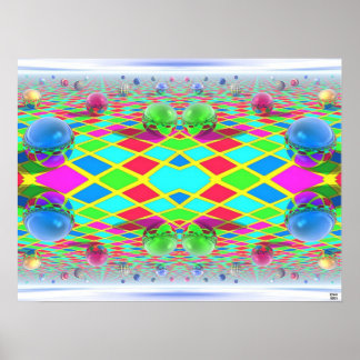 Cerebral Colour Madness Poster