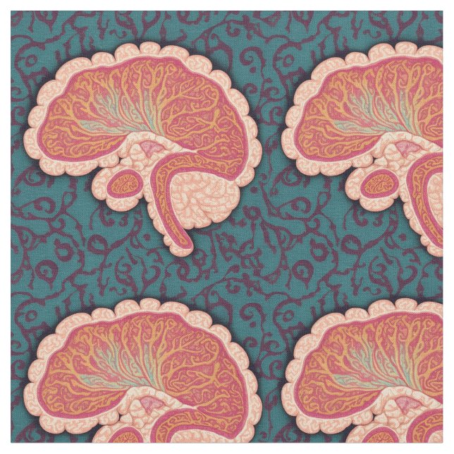 Cerebral Paisley Fabric (Close Up)