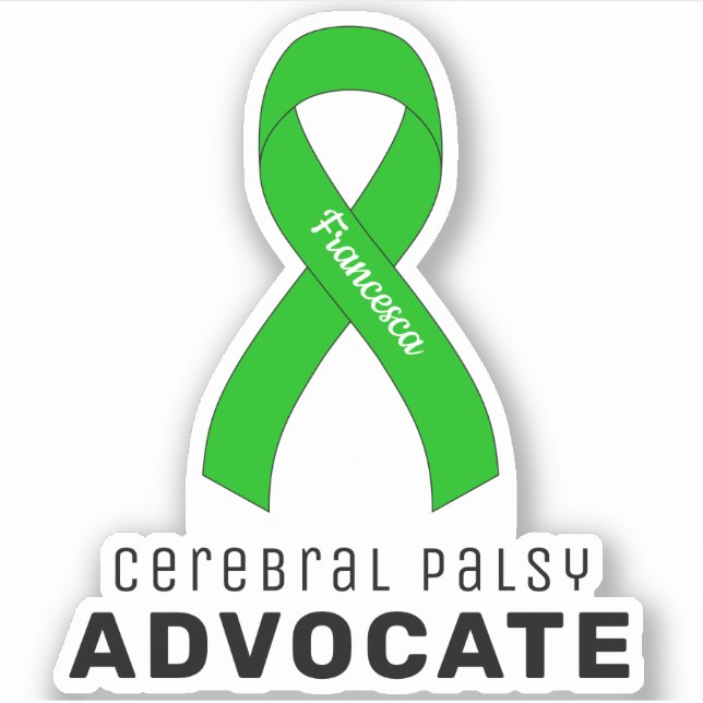 Cerebral Palsy Advocate Vinyl Sticker (Front)